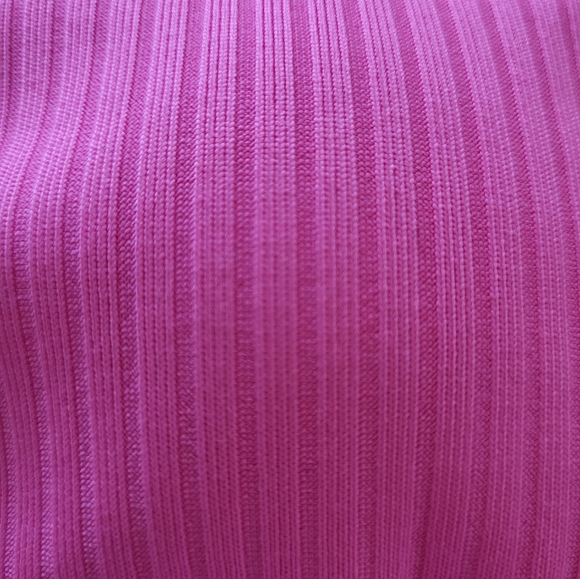 Ardene barbie pink ribbed bikini top - Picture 5 of 5